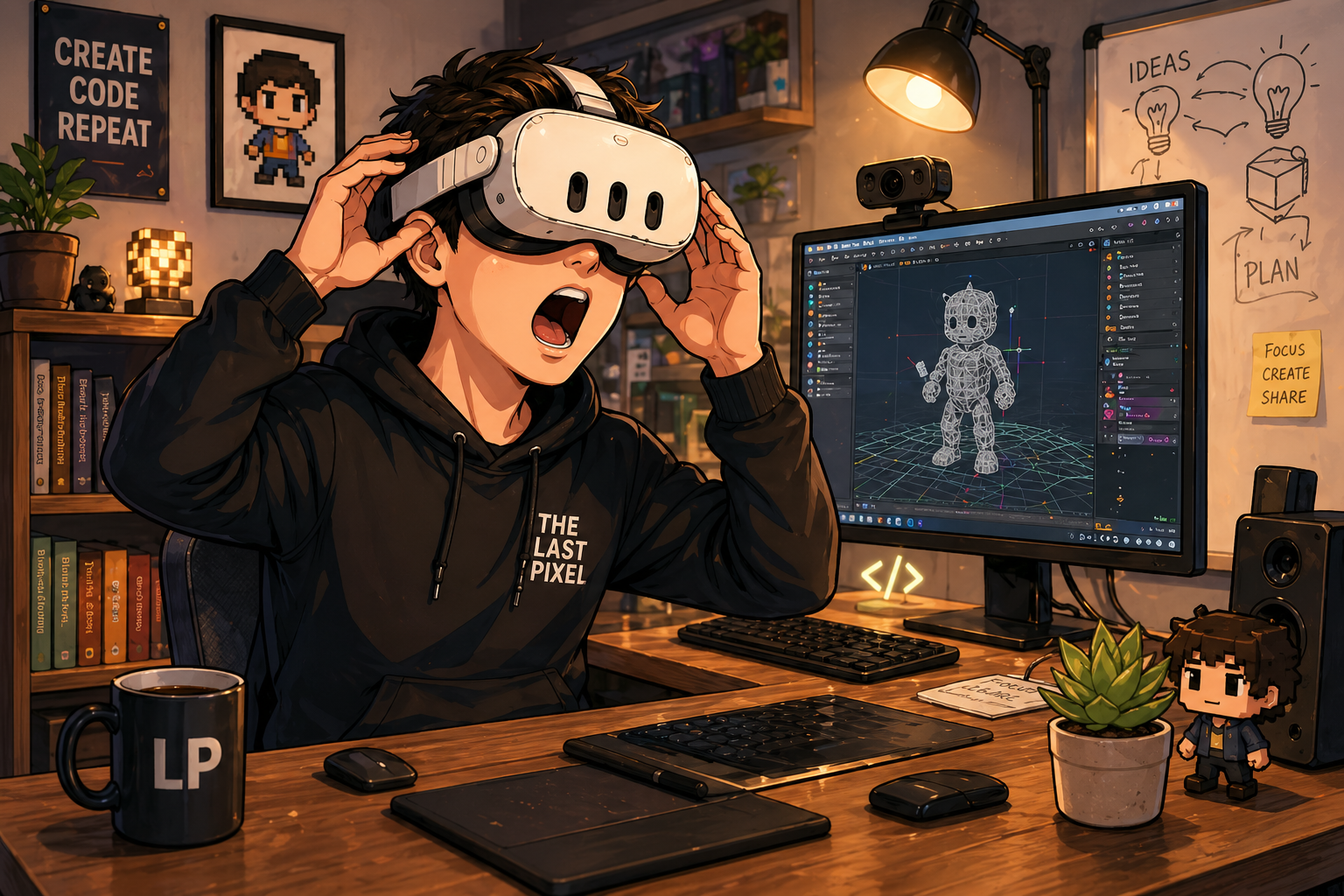The last pixel home